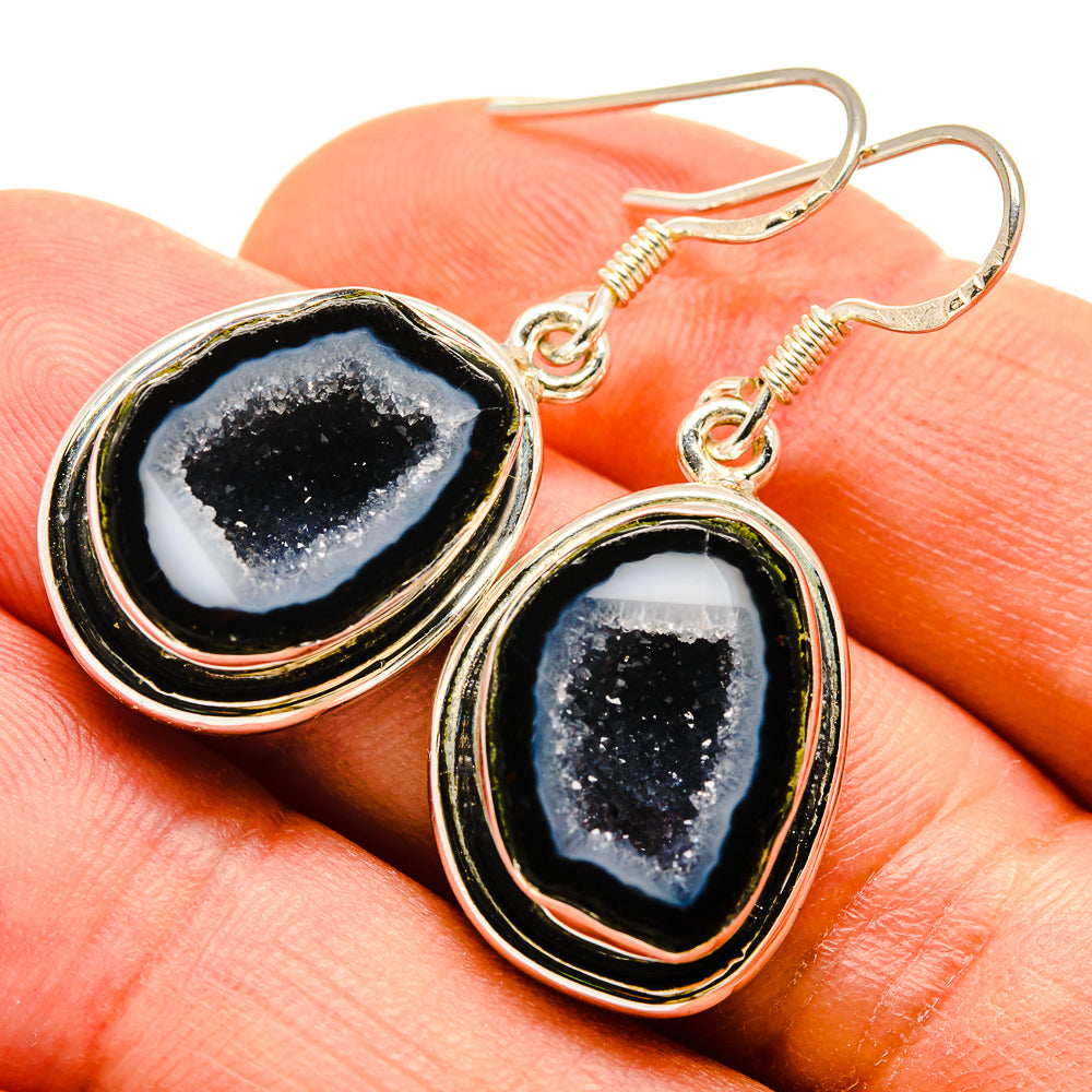 Coconut Geode Druzy Earrings handcrafted by Ana Silver Co - EARR415210