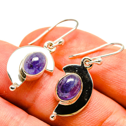 Tanzanite Earrings handcrafted by Ana Silver Co - EARR415235