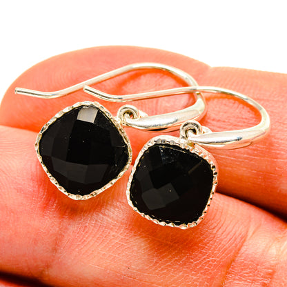 Black Onyx Earrings handcrafted by Ana Silver Co - EARR415238