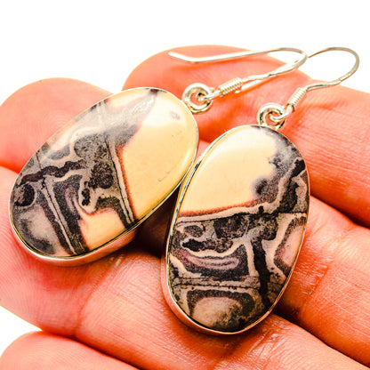 Peanut Wood Jasper Earrings handcrafted by Ana Silver Co - EARR415239