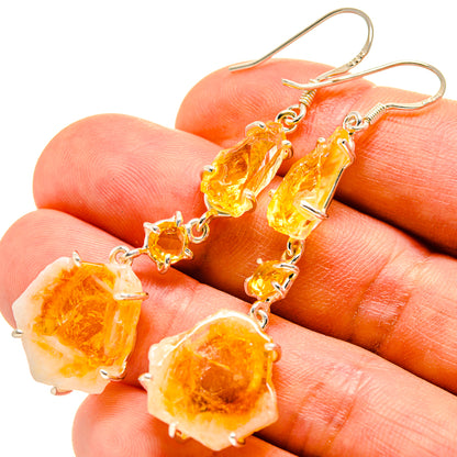 Citrine Earrings handcrafted by Ana Silver Co - EARR415246