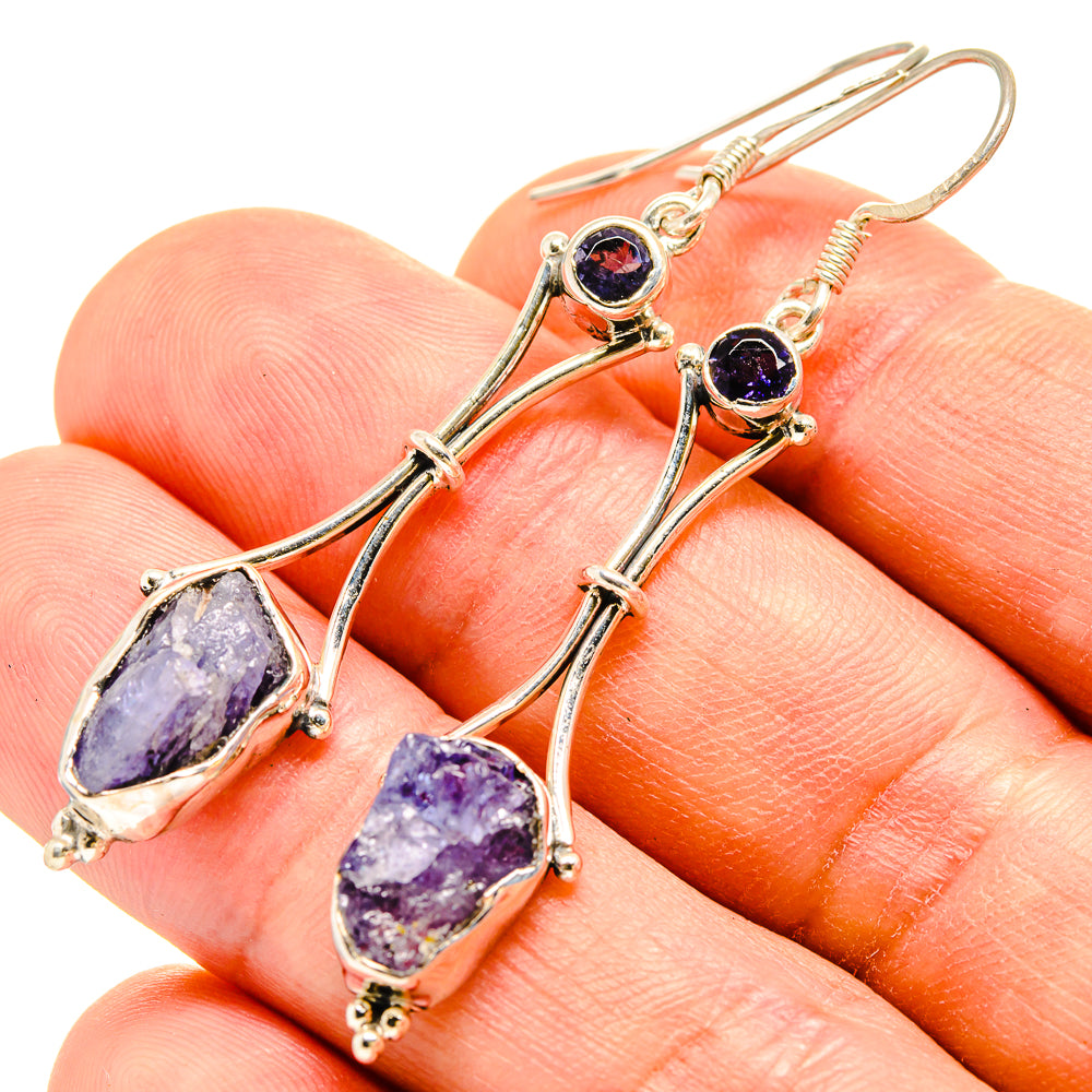 Tanzanite Earrings handcrafted by Ana Silver Co - EARR415248