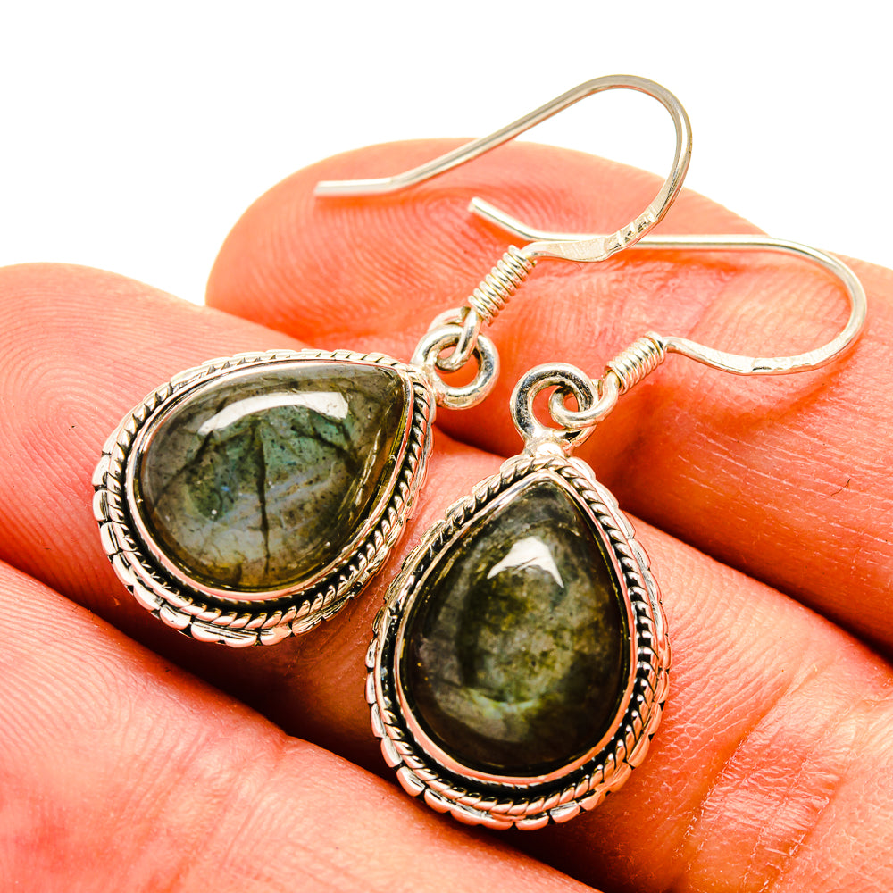 Labradorite Earrings handcrafted by Ana Silver Co - EARR415260