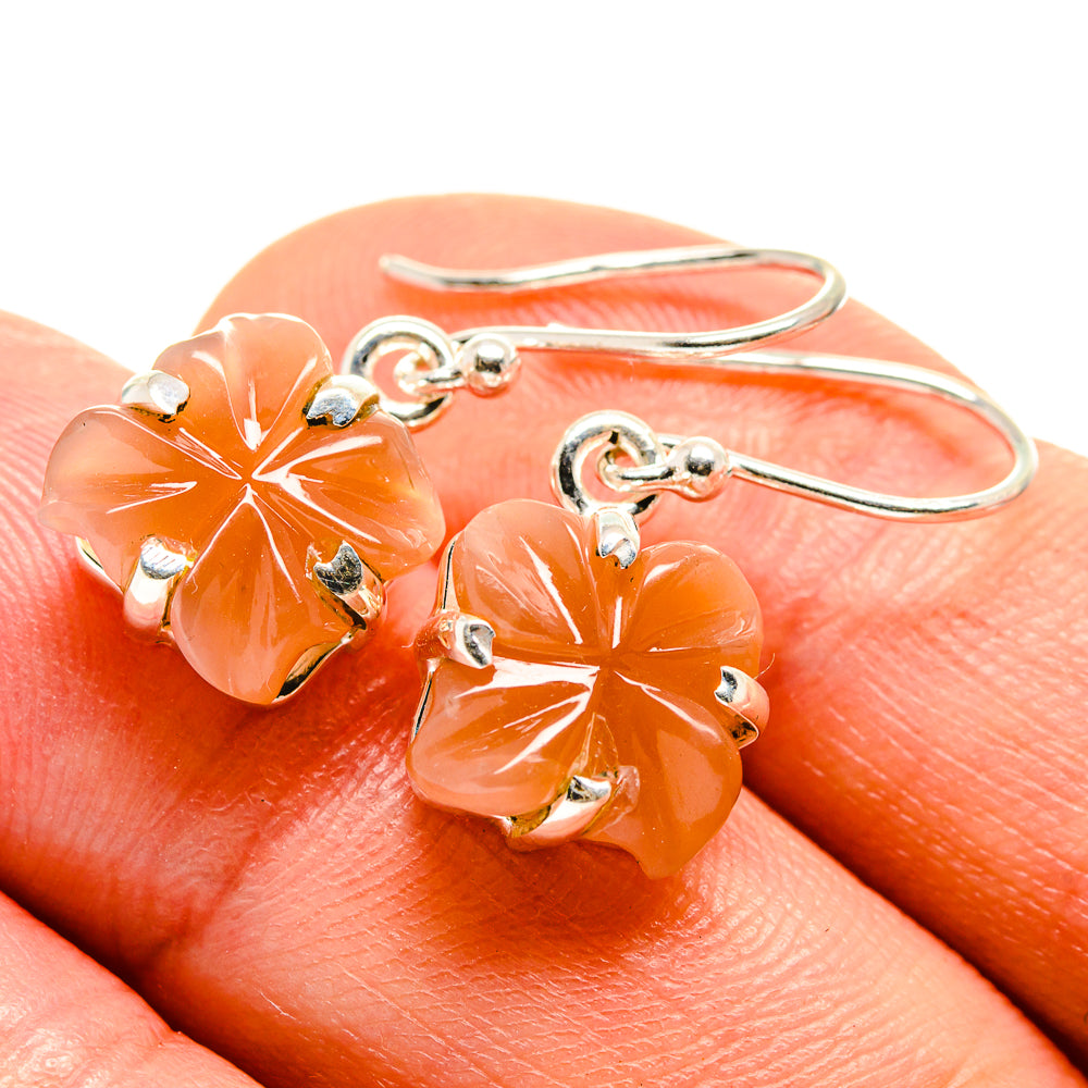 Carnelian Earrings handcrafted by Ana Silver Co - EARR415285