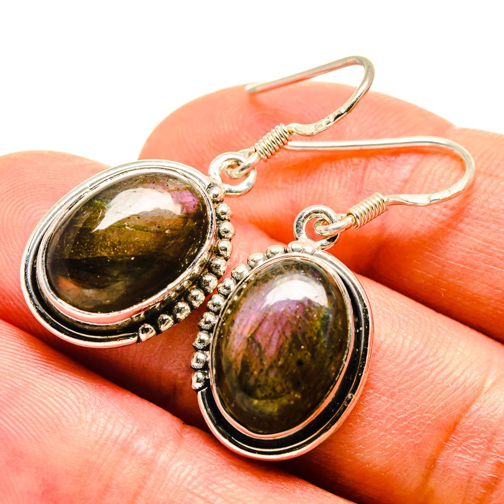 Labradorite Earrings handcrafted by Ana Silver Co - EARR415299
