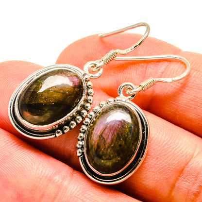 Labradorite Earrings handcrafted by Ana Silver Co - EARR415299