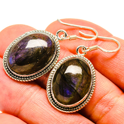 Labradorite Earrings handcrafted by Ana Silver Co - EARR415303