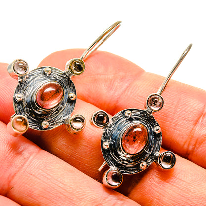 Pink Tourmaline Earrings handcrafted by Ana Silver Co - EARR415312