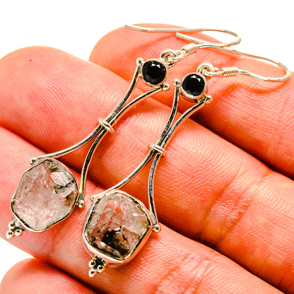 Herkimer Diamond Earrings handcrafted by Ana Silver Co - EARR415314