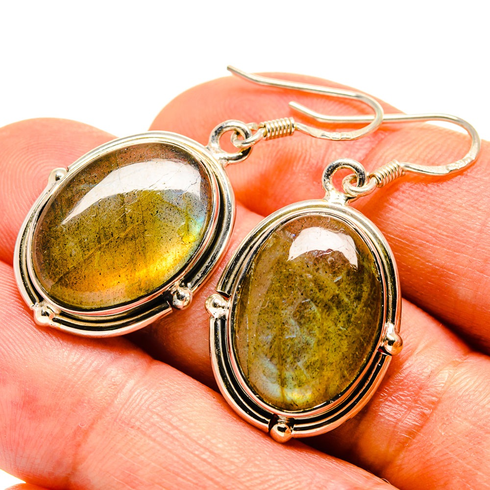 Labradorite Earrings handcrafted by Ana Silver Co - EARR415321