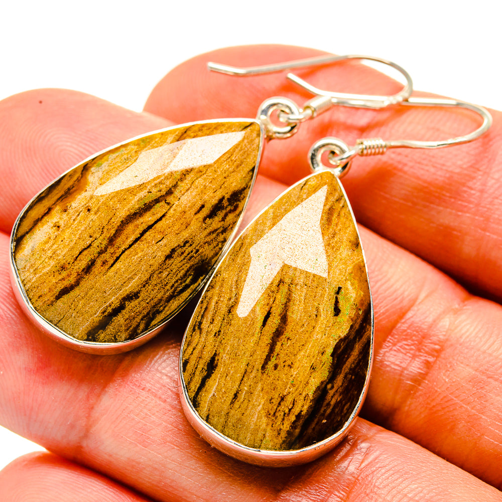 Mookaite Earrings handcrafted by Ana Silver Co - EARR415323
