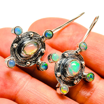 Ethiopian Opal Earrings handcrafted by Ana Silver Co - EARR415330