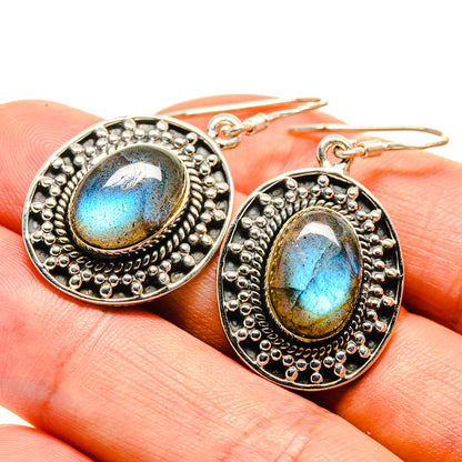 Labradorite Earrings handcrafted by Ana Silver Co - EARR415332