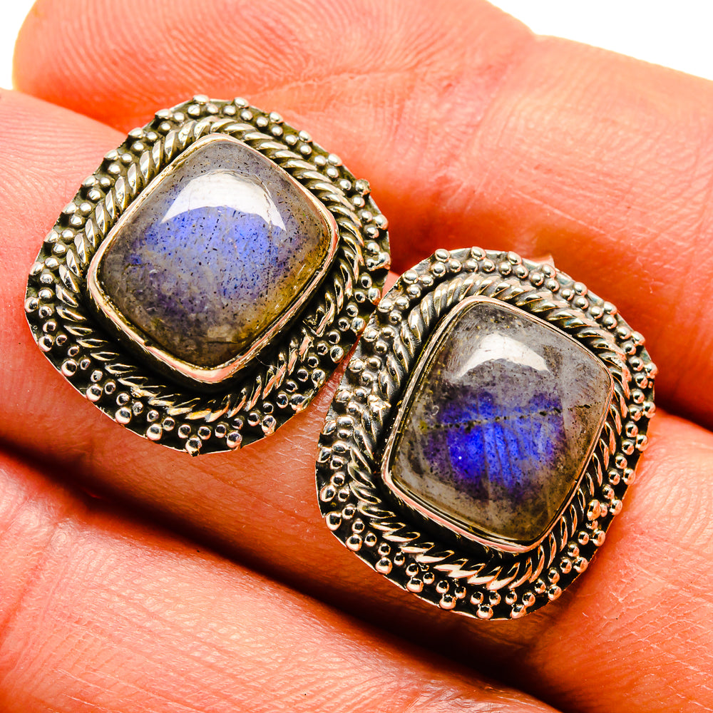 Labradorite Earrings handcrafted by Ana Silver Co - EARR415335