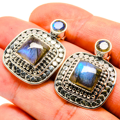 Labradorite Earrings handcrafted by Ana Silver Co - EARR415341