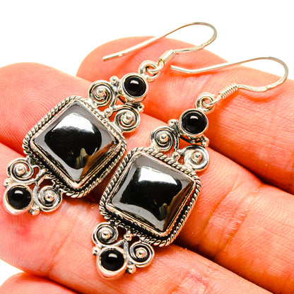 Hematite Earrings handcrafted by Ana Silver Co - EARR415362