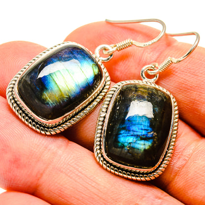 Labradorite Earrings handcrafted by Ana Silver Co - EARR415371