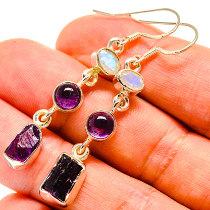 Amethyst Earrings handcrafted by Ana Silver Co - EARR415375
