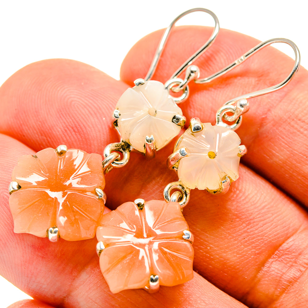Carnelian Earrings handcrafted by Ana Silver Co - EARR415376