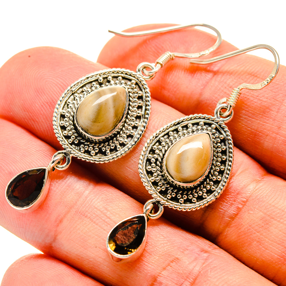 Willow Creek Jasper Earrings handcrafted by Ana Silver Co - EARR415399