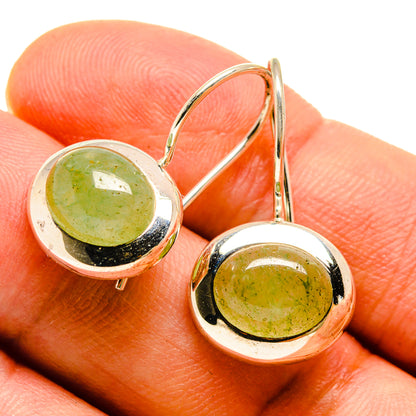 Prehnite Earrings handcrafted by Ana Silver Co - EARR415402