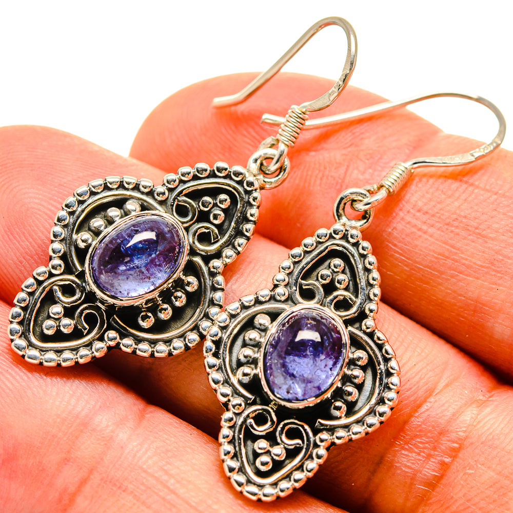 Tanzanite Earrings handcrafted by Ana Silver Co - EARR415408