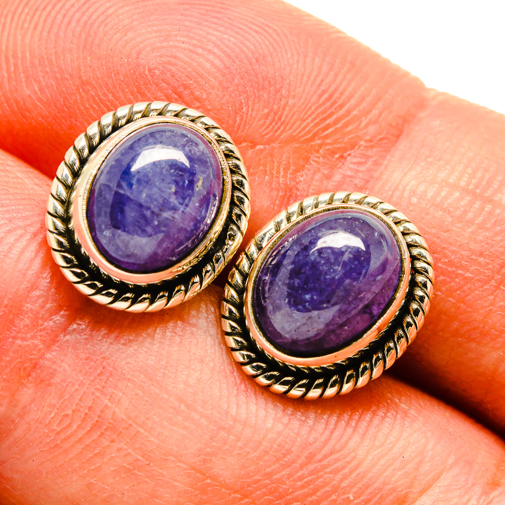 Tanzanite Earrings handcrafted by Ana Silver Co - EARR415415