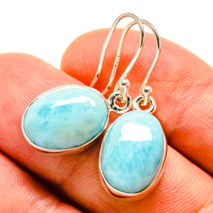 Larimar Earrings handcrafted by Ana Silver Co - EARR415417