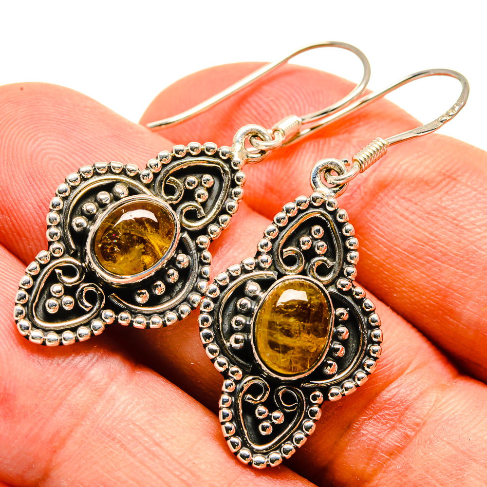 Citrine Earrings handcrafted by Ana Silver Co - EARR415426