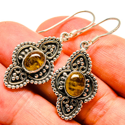 Citrine Earrings handcrafted by Ana Silver Co - EARR415426