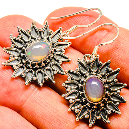 Ethiopian Opal Earrings handcrafted by Ana Silver Co - EARR415427