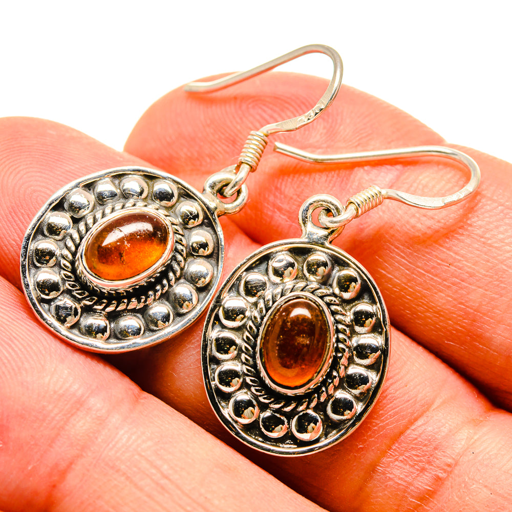 Citrine Earrings handcrafted by Ana Silver Co - EARR415431