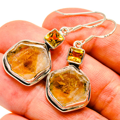 Citrine Earrings handcrafted by Ana Silver Co - EARR415435