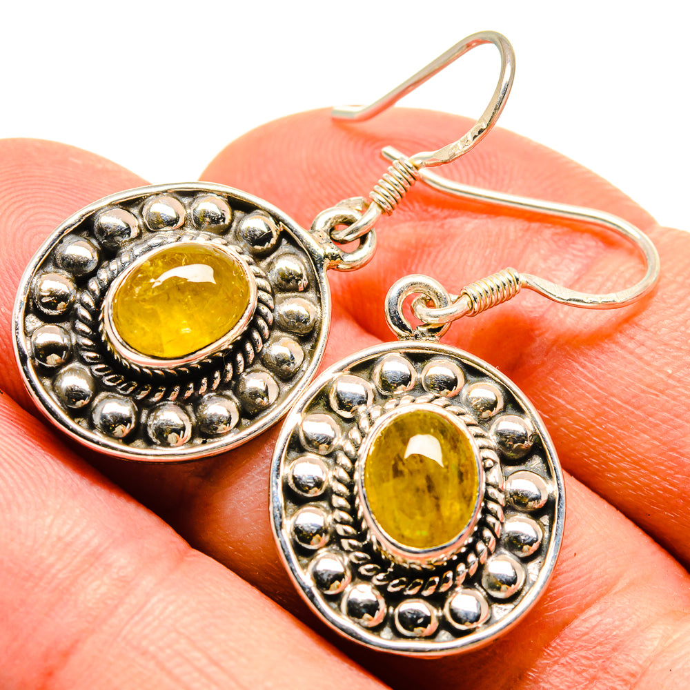 Citrine Earrings handcrafted by Ana Silver Co - EARR415436