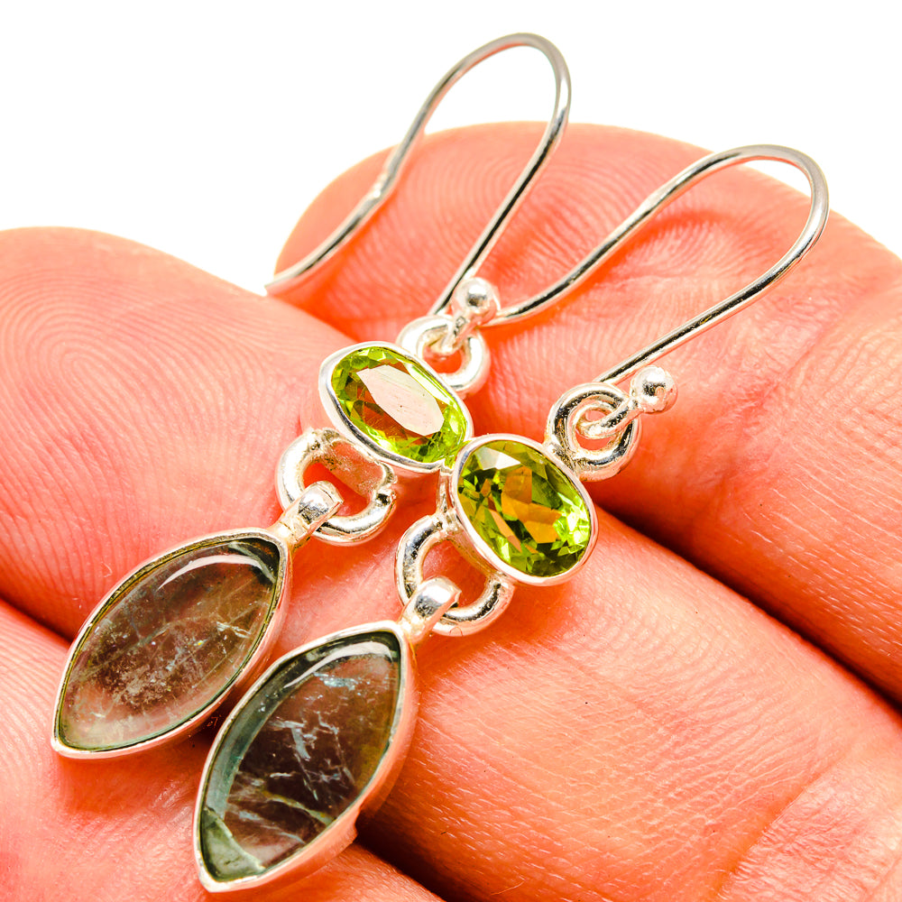 Prehnite Earrings handcrafted by Ana Silver Co - EARR415446