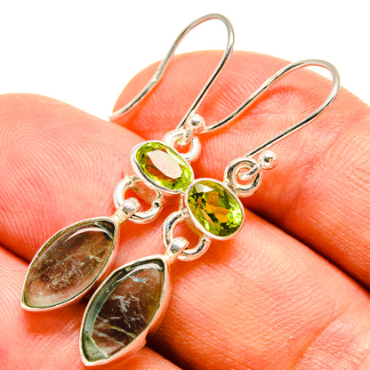 Prehnite Earrings handcrafted by Ana Silver Co - EARR415446