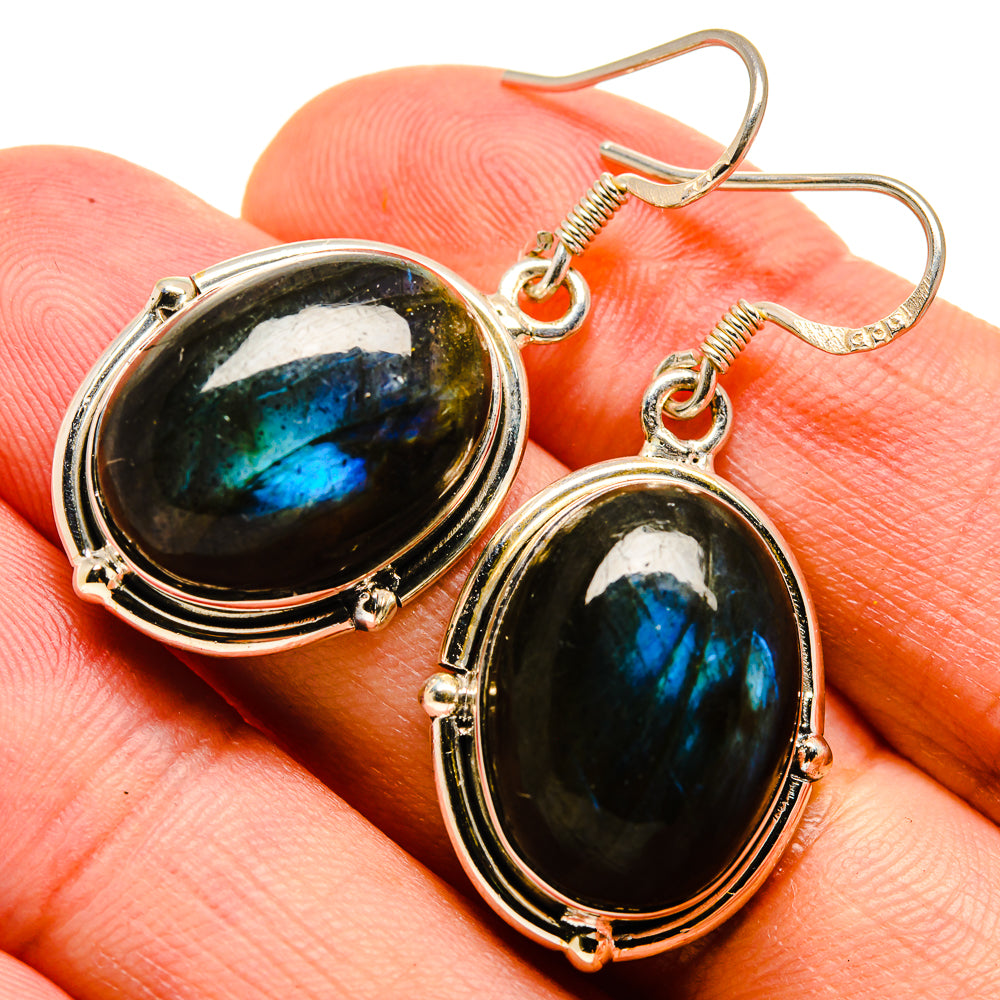 Labradorite Earrings handcrafted by Ana Silver Co - EARR415452
