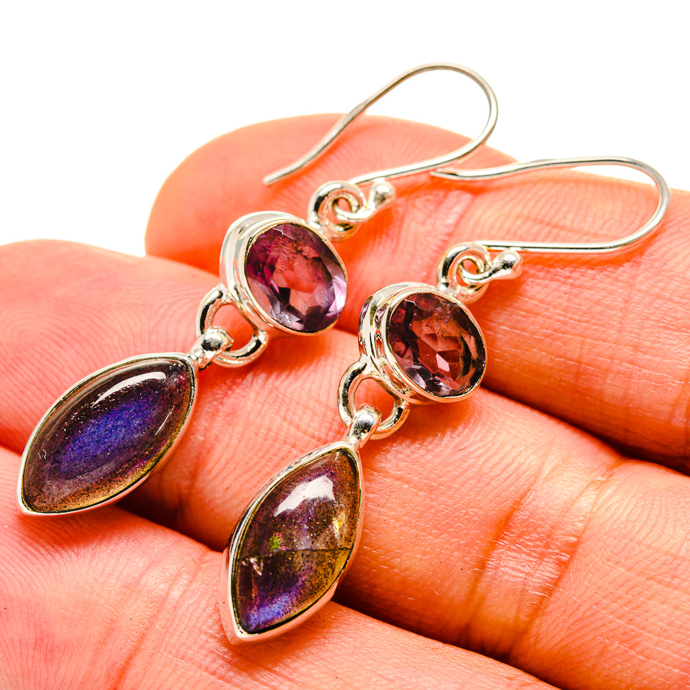 Labradorite Earrings handcrafted by Ana Silver Co - EARR415456