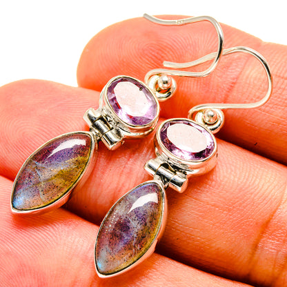 Labradorite Earrings handcrafted by Ana Silver Co - EARR415462