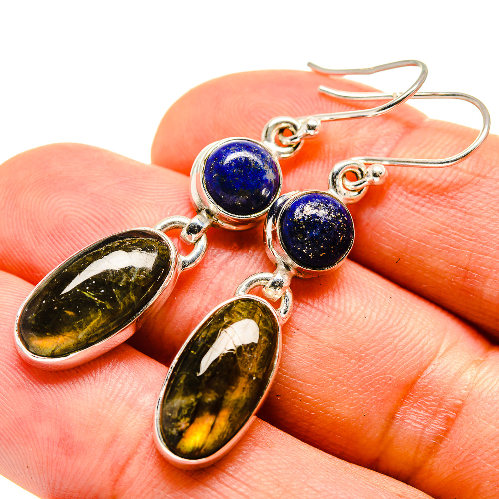 Labradorite Earrings handcrafted by Ana Silver Co - EARR415466