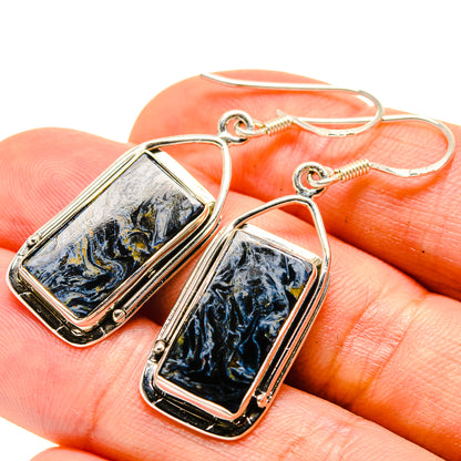 Pietersite Earrings handcrafted by Ana Silver Co - EARR415473