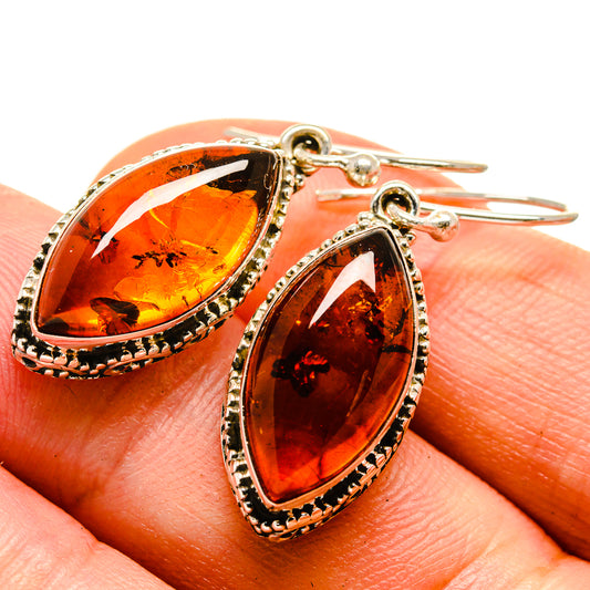 Baltic Amber Earrings handcrafted by Ana Silver Co - EARR415483