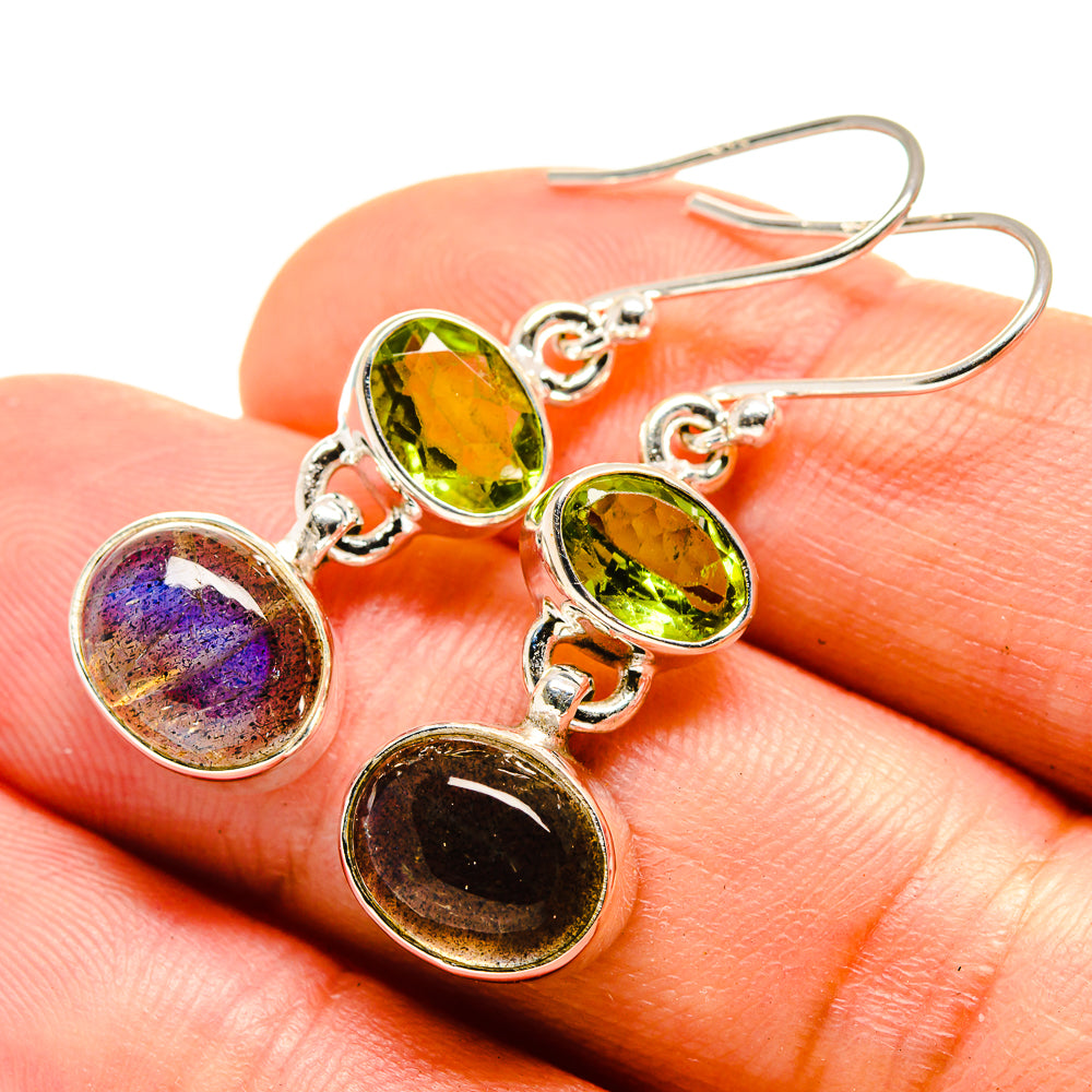 Labradorite Earrings handcrafted by Ana Silver Co - EARR415485