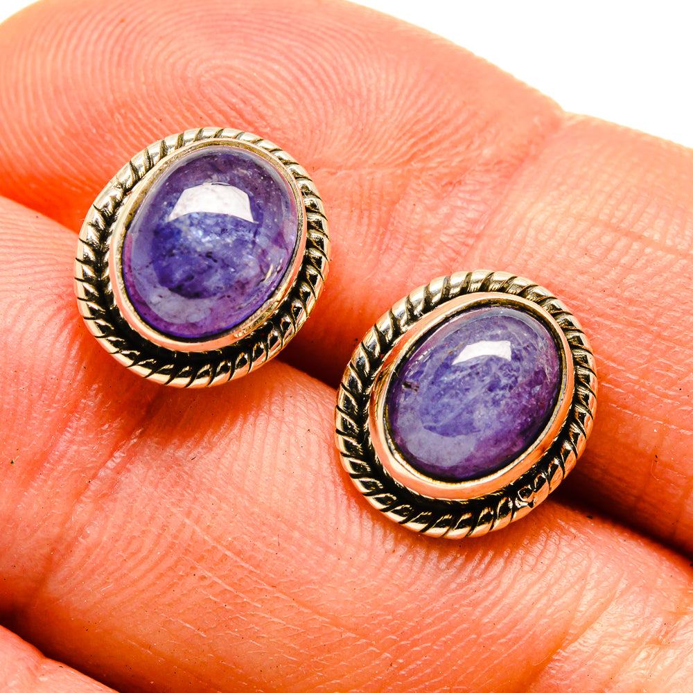 Tanzanite Earrings handcrafted by Ana Silver Co - EARR415495