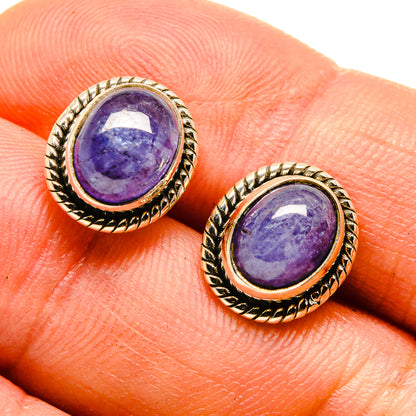 Tanzanite Earrings handcrafted by Ana Silver Co - EARR415495