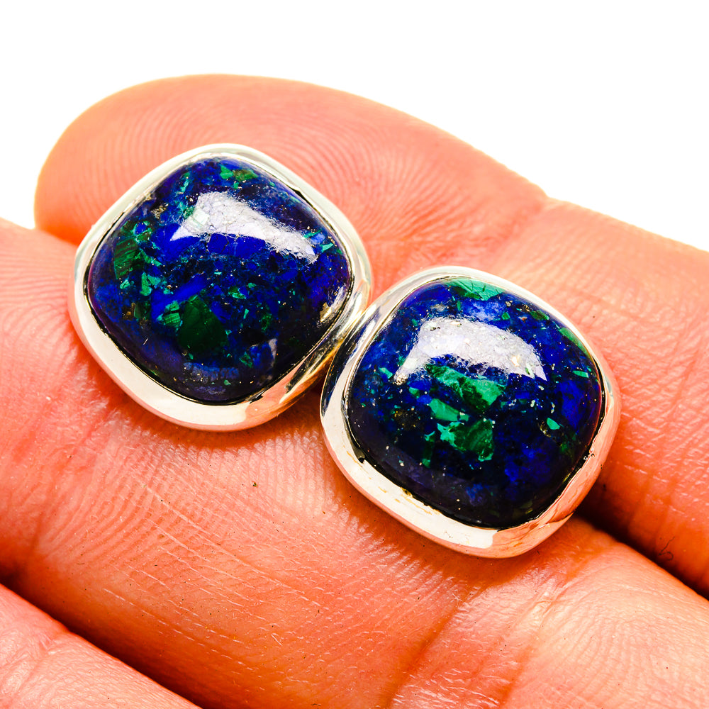 Azurite Earrings handcrafted by Ana Silver Co - EARR415498
