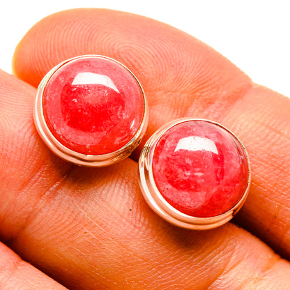 Rhodochrosite Earrings handcrafted by Ana Silver Co - EARR415499