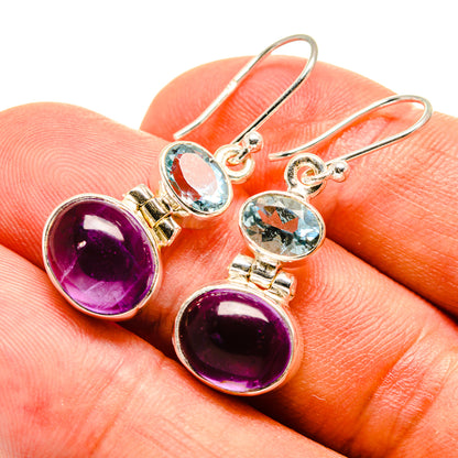 Amethyst Earrings handcrafted by Ana Silver Co - EARR415503