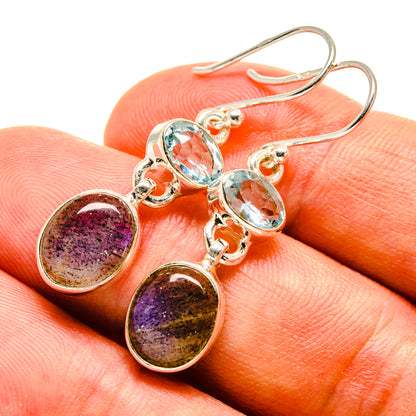 Labradorite Earrings handcrafted by Ana Silver Co - EARR415506