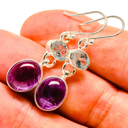 Amethyst Earrings handcrafted by Ana Silver Co - EARR415515